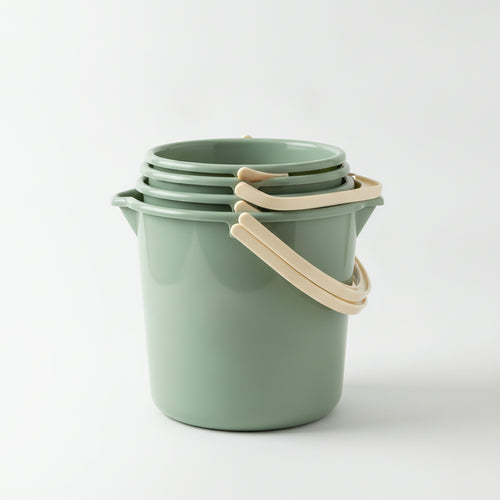 Set Secchi e Bacinelle Impilabili — 3 Pezzi